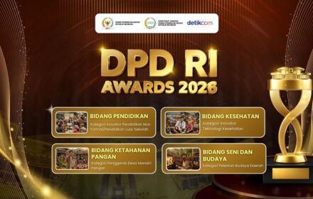 DPD RI Awards 2026 Cari Tokoh Penggerak Daerah, Ini 4 Kategori Penghargaannya