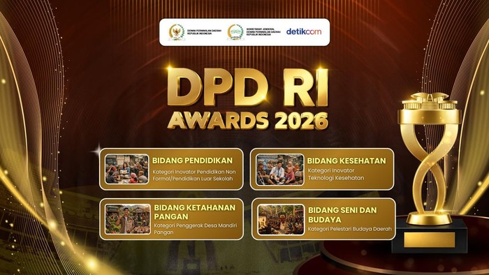 DPD RI Awards 2026 Cari Tokoh Penggerak Daerah, Ini 4 Kategori Penghargaannya
