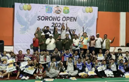 H. Hartono Apresiasi Sorong Open 2026 sebagai Ajang Pembinaan Atlet Badminton Papua