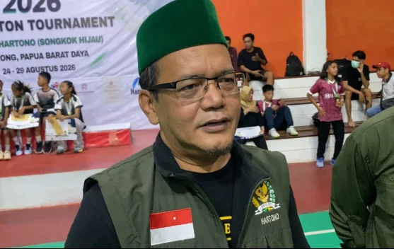 H. Hartono DPD RI Nilai Sorong Open III Peta Kekuatan Bulu Tangkis Papua Barat Daya