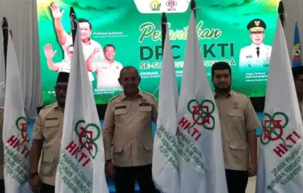 Abdul Kadir Karding Kukuhkan HKTI Sultra untuk Perkuat Kesejahteraan Petani
