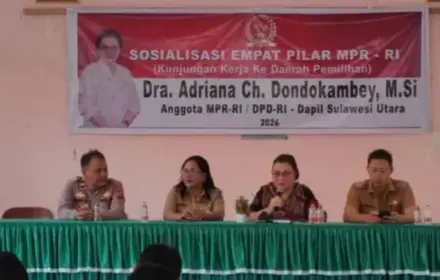 Adriana Dondokambey Sosialisasikan Empat Pilar MPR RI di Kauditan