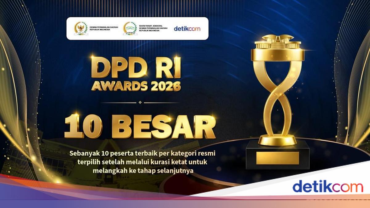 DPD RI Awards 2026 Tetapkan 10 Besar Kandidat per Kategori