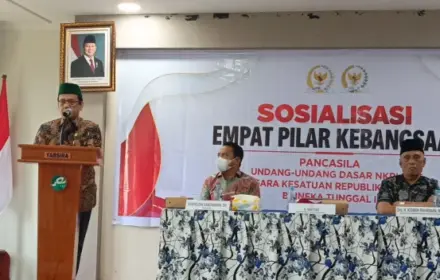 Hartono DPD RI Sosialisasikan 4 Pilar Kebangsaan Bersama DMI Papua Barat Daya
