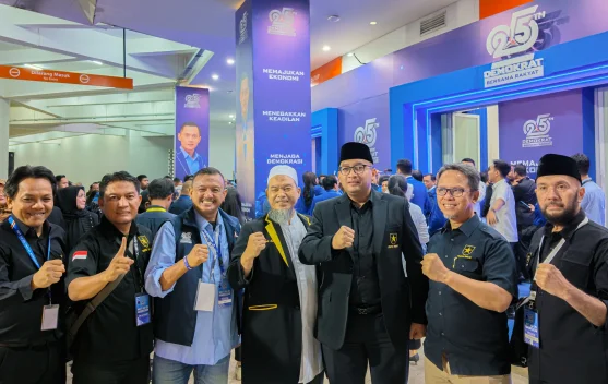 Ketua DPD Sultan Bachtiar Najamuddin Hadiri Puncak HUT ke-25 Partai Demokrat