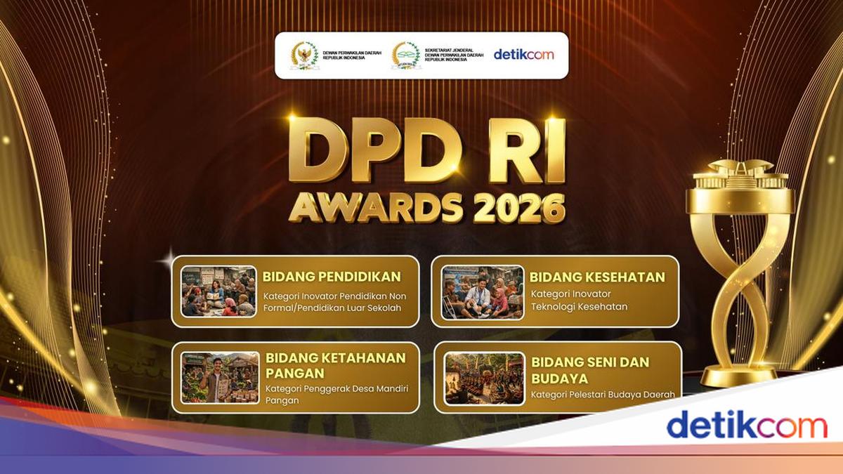 Pendaftaran DPD RI Awards 2026 Ditutup Malam Ini, Usulan Kandidat Masih Dibuka