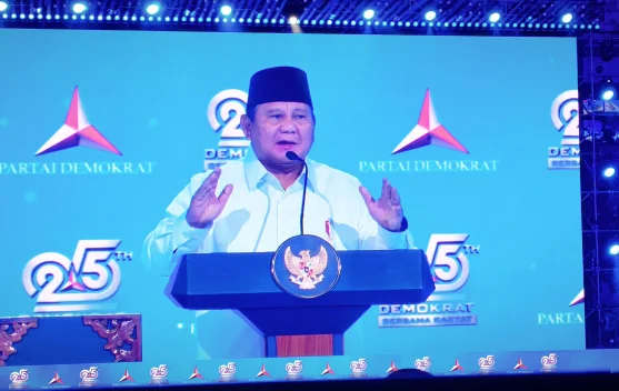 Prabowo Dorong Kolaborasi Bangun Bangsa pada HUT Demokrat