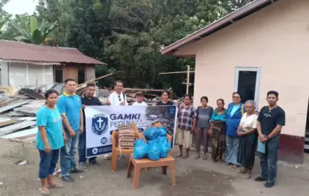 Winston Neil Rondo Dorong Solidaritas GAMKI Peduli Flores bagi Warga Ende Terdampak Gempa