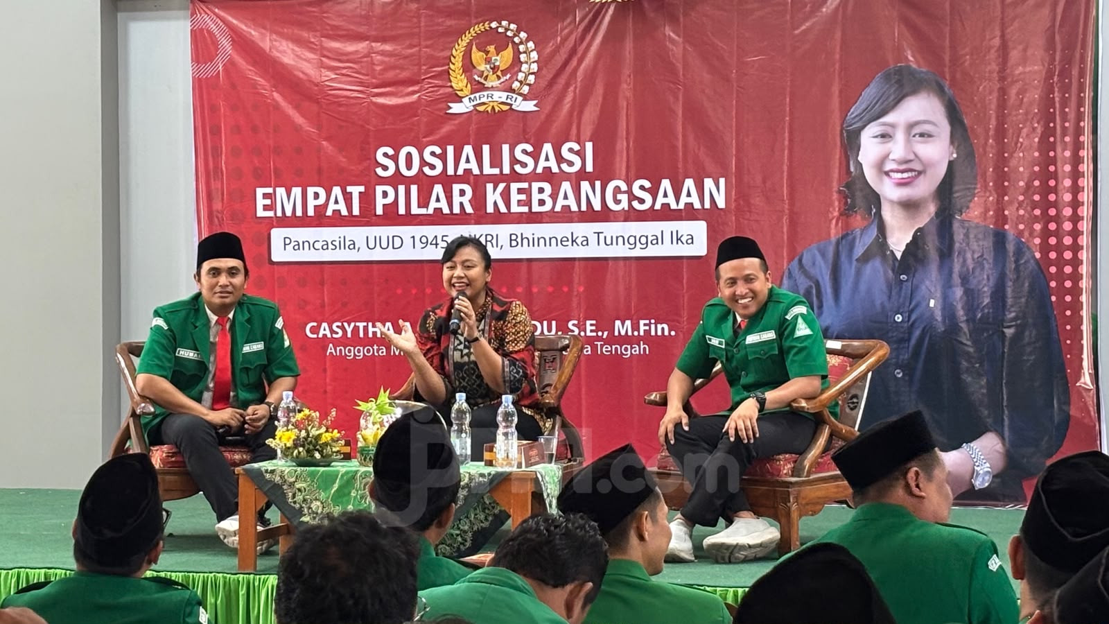 DPD RI Casytha Dukung GP Ansor Semarang Perkuat Kemandirian Ekonomi Kader