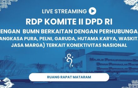 Rdp Komite II dengan Bumn Berkaitan dengan Perhubungan Membahas Pelaksanaan Uu Bidang Transportasi