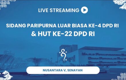 Sidang Paripurna Luar Biasa ke-4 Tahun Sidang 2026-2027 & Hut DPD RI ke-22