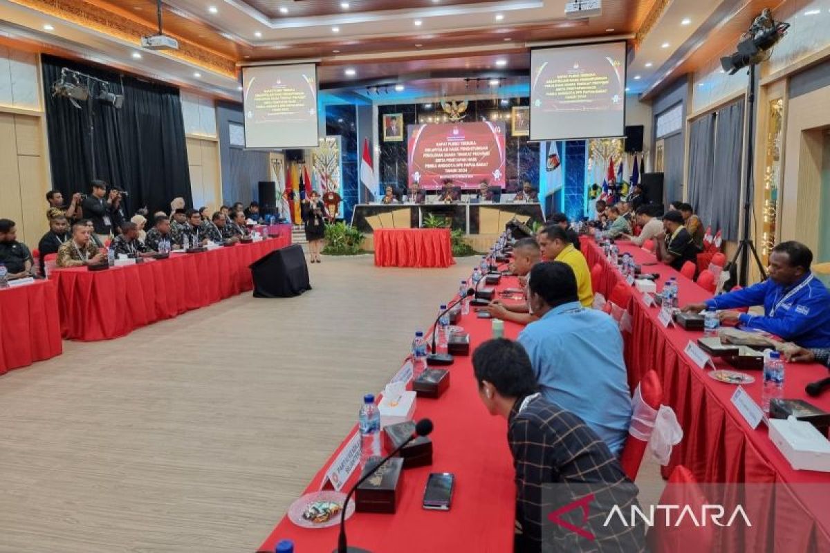 Empat Calon DPD RI Papua Barat Menguasai Suara Terbanyak di Rekap KPU