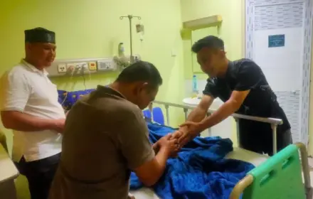 Haji Uma DPD RI Beri Bantuan dan Dukungan untuk Akmal Maha Penederita Tumor Ganas