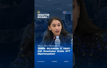 DPD RI: Cek Kesehatan Gratis Wajib Disertai Penanganan Tuntas! #short