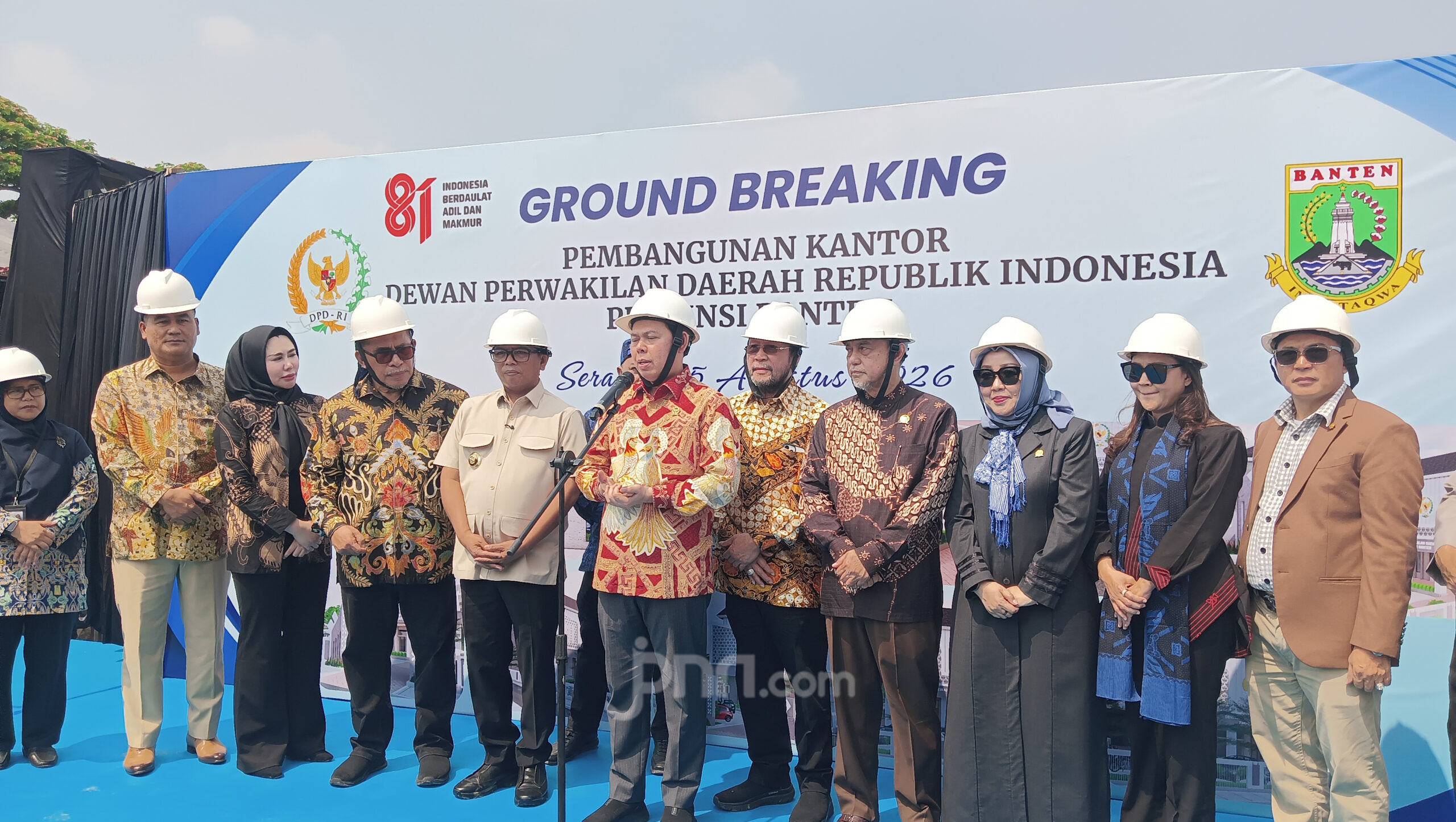 Pemprov Banten Bangun Kantor DPD RI di Serang untuk Wadah Aspirasi