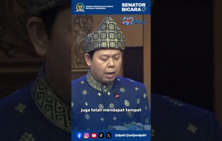 Pidato Sultan B Najamudin di Hut ke-22 DPD RI