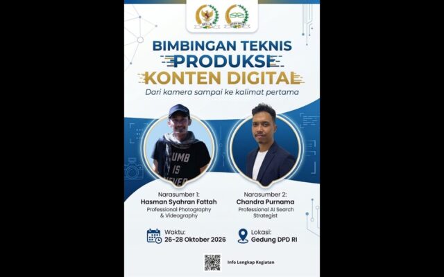 [Workshop] Bimbingan Teknis Produksi Konten Digital: dari Kamera Sampai ke Kalimat Pertama [Day 2]